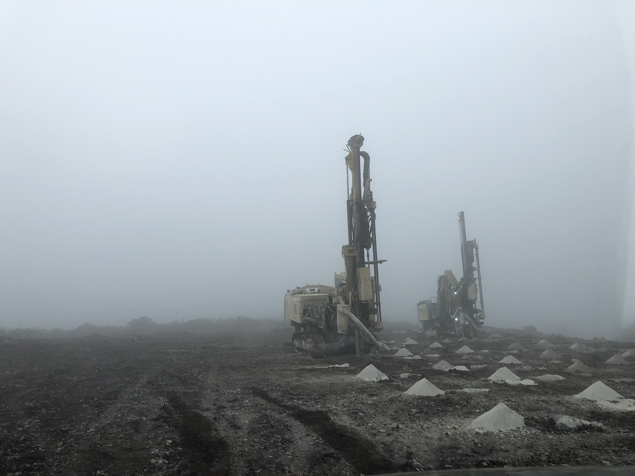 RES PROJESİ PLATFORM KAZI ALANI ROK İLE DELGİ YAPIMI